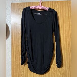 Motherhood Black Long Sleeve Top NEW